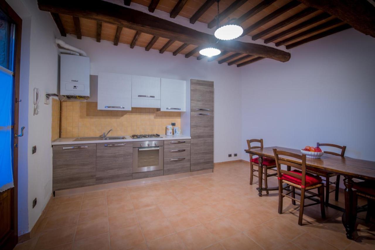 Ulivo-Chianti Charming Flat With Private Parking! Apartman Asciano Kültér fotó