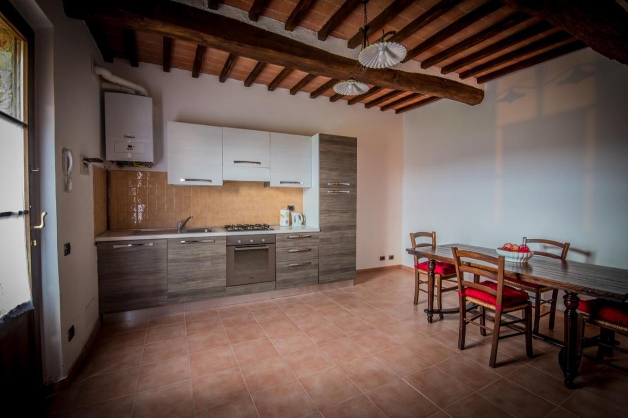 Ulivo-Chianti Charming Flat With Private Parking! Apartman Asciano Kültér fotó