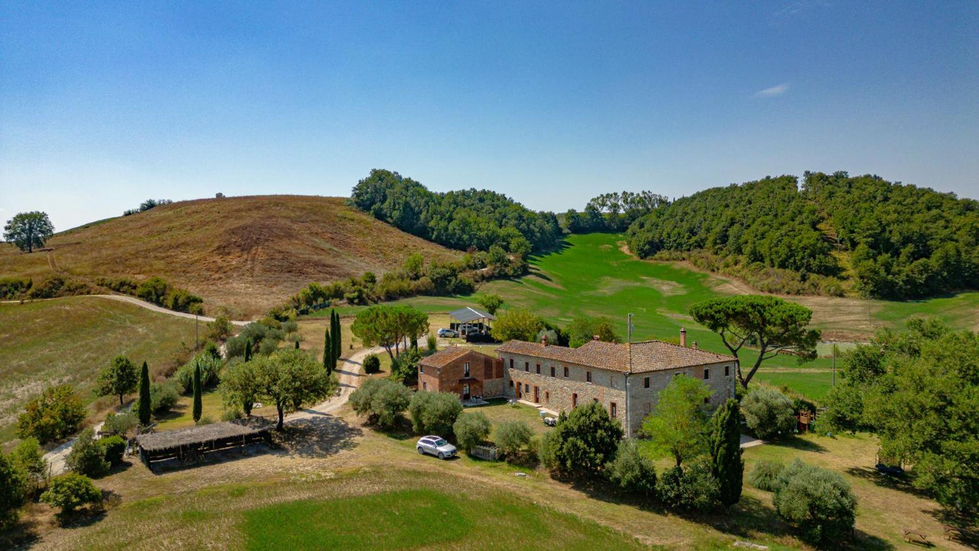 Ulivo-Chianti Charming Flat With Private Parking! Apartman Asciano Kültér fotó