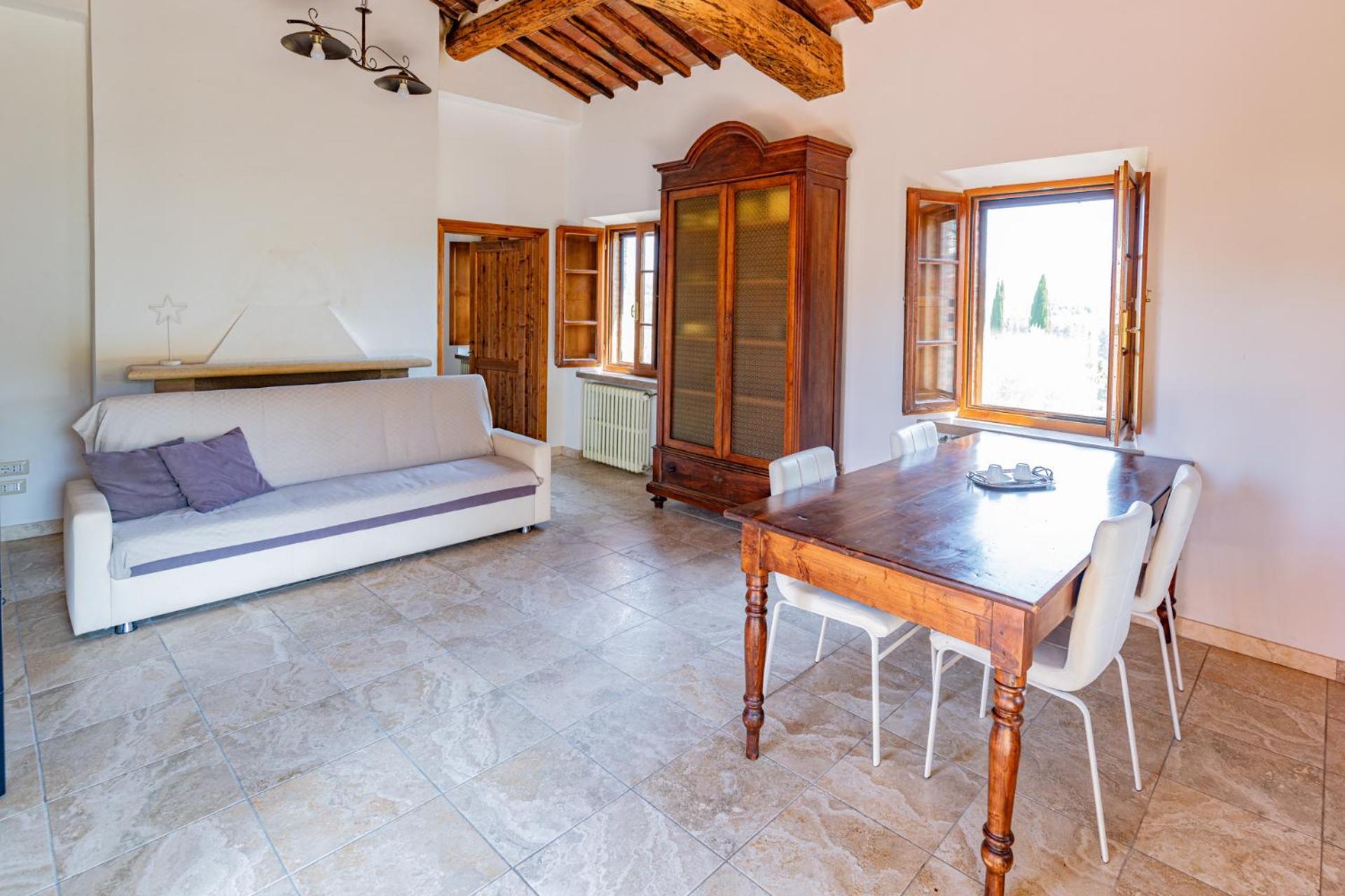 Ulivo-Chianti Charming Flat With Private Parking! Apartman Asciano Kültér fotó