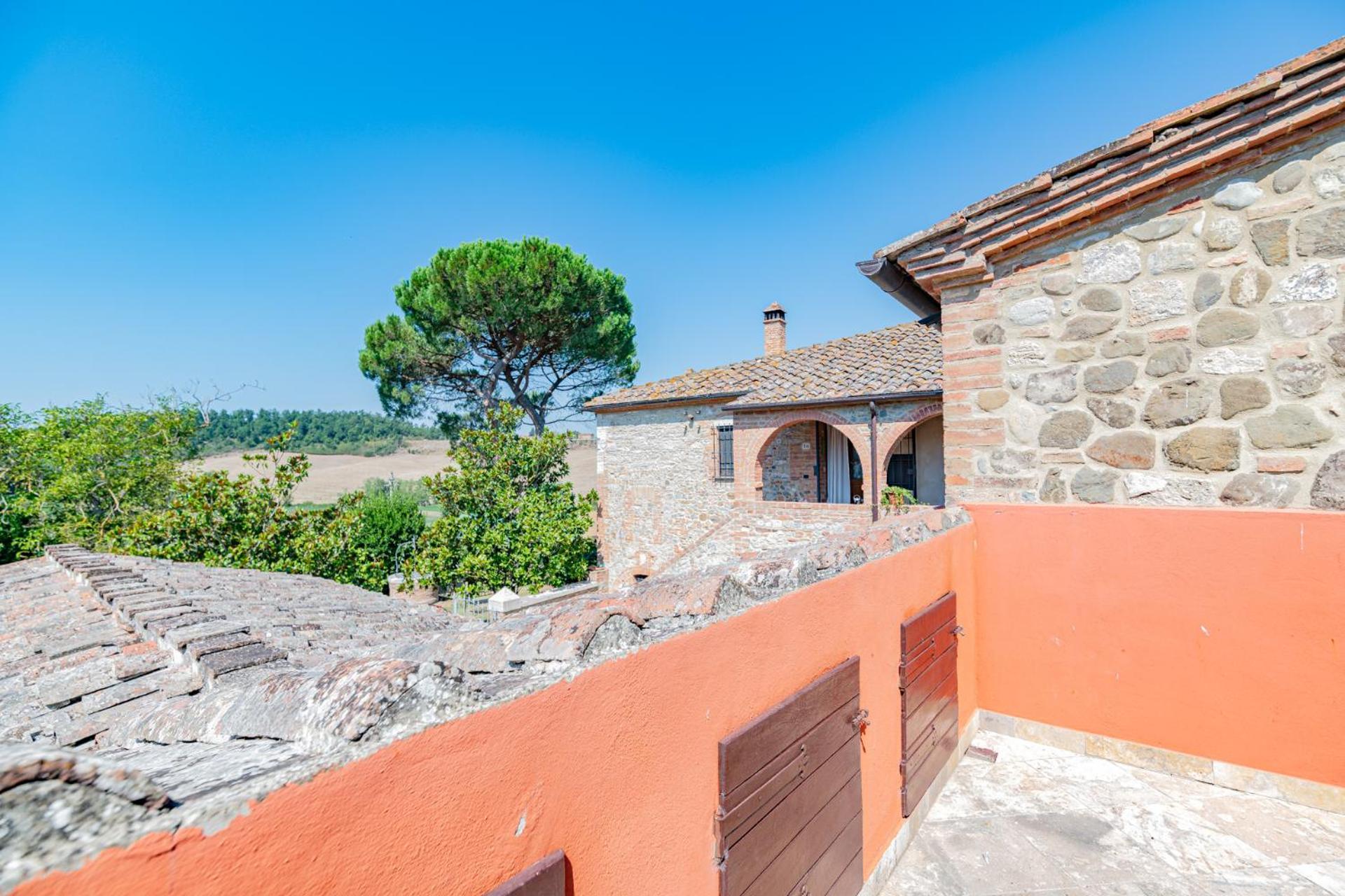 Ulivo-Chianti Charming Flat With Private Parking! Apartman Asciano Kültér fotó