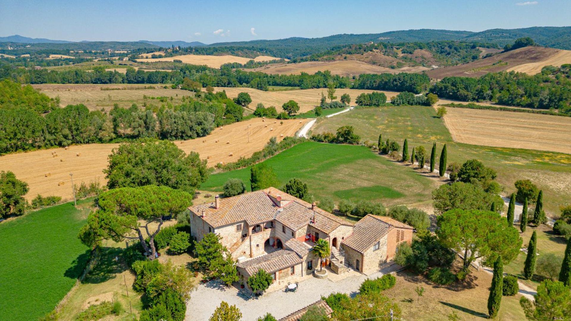 Ulivo-Chianti Charming Flat With Private Parking! Apartman Asciano Kültér fotó