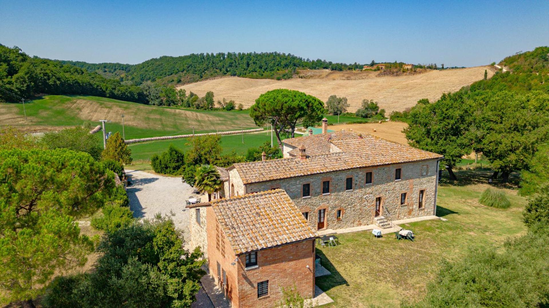 Ulivo-Chianti Charming Flat With Private Parking! Apartman Asciano Kültér fotó